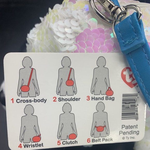 Ty Beanie Ty Fashion Icy Sequin backpack -Can be worn 6 Ways - Picture 7 of 9